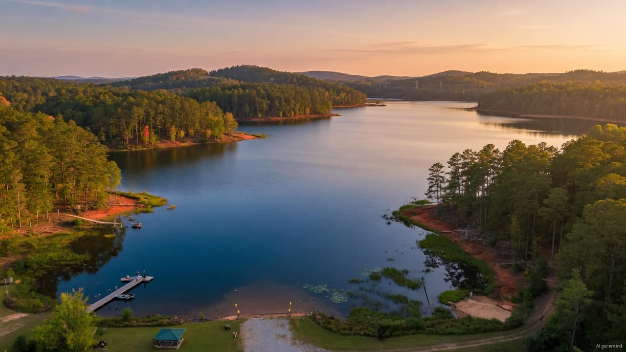 Adams Grist Mill Lake, South Carolina