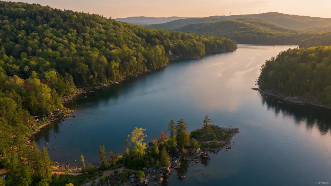 Cedar Cliff Lake, North Carolina
