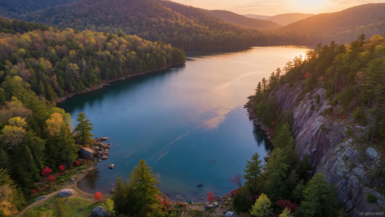 Cliffside Lake, North Carolina